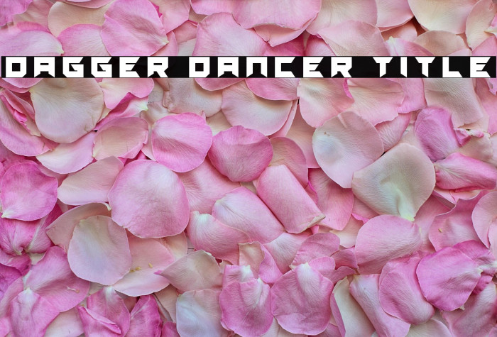 Dagger Dancer Title Example 2