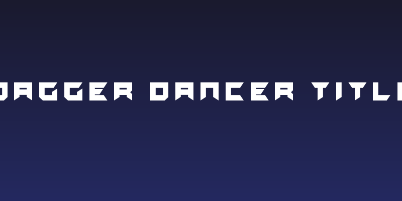Dagger Dancer Title Social Header