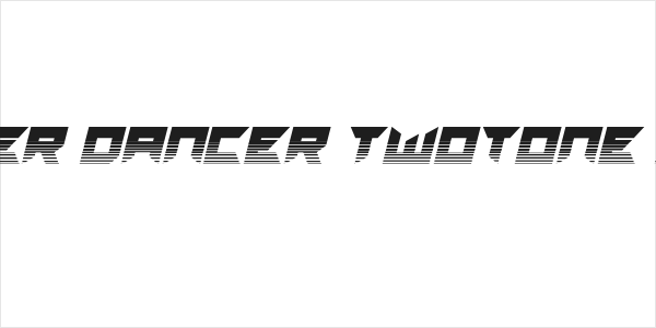 Dagger Dancer Twotone Italic Logo
