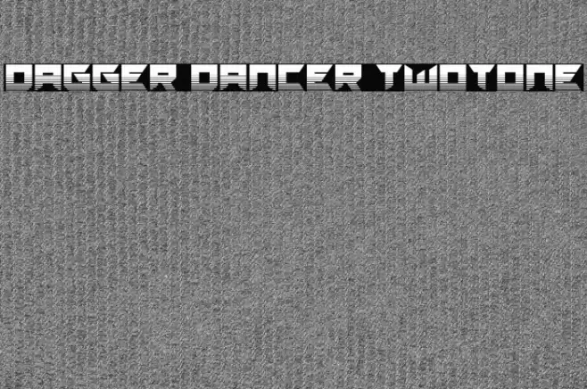 Dagger Dancer Twotone Caratteri examples