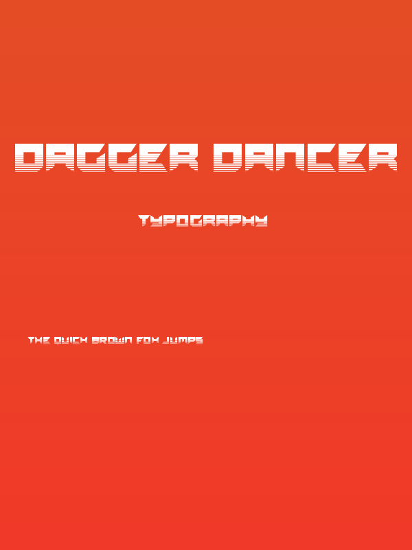 Dagger Dancer Twotone Poster