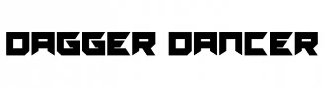 Dagger Dancer  Frei Schriftart Herunterladen