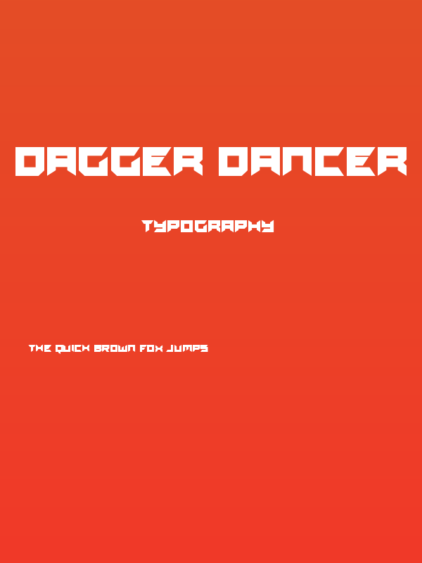Dagger Dancer Poster