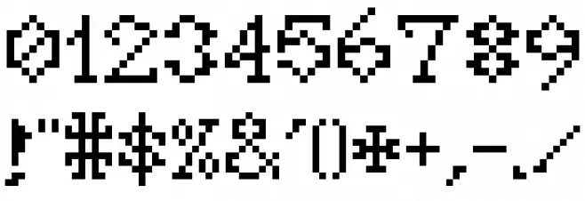 Dagger Font OTHER CHARS