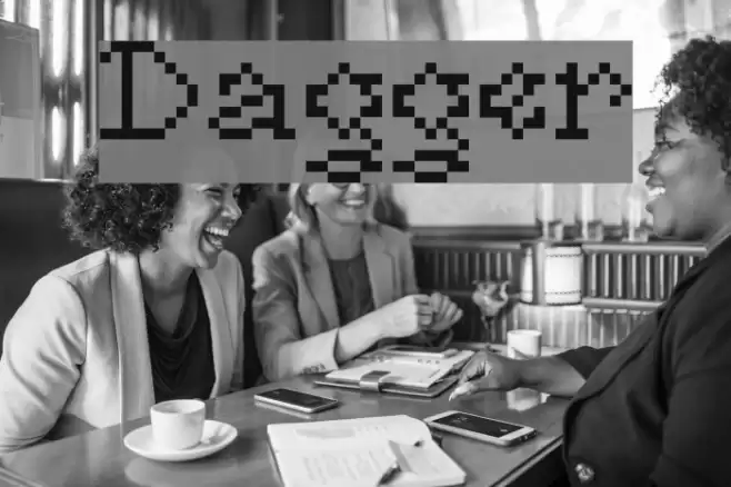 Dagger Font examples