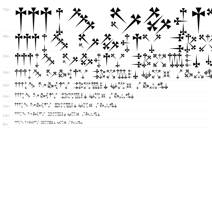 Daggers Regular Waterfall