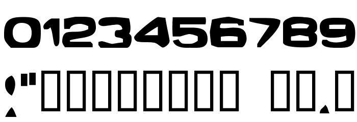 Daggmask Normal Font OTHER CHARS