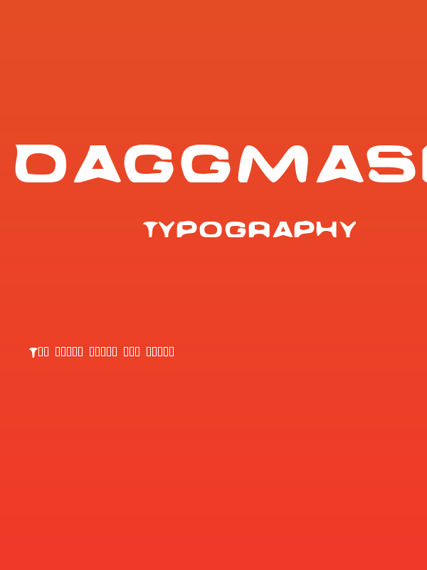 Daggmask Normal Poster