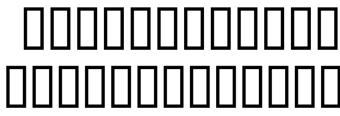 Daggmask Normal Font LOWERCASE