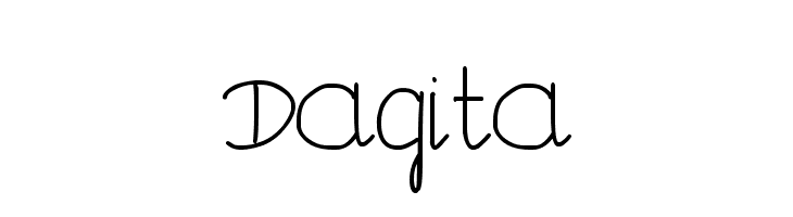 Dagita  Frei Schriftart Herunterladen