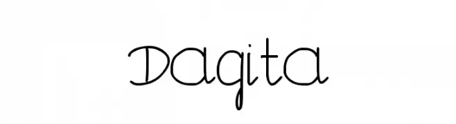 Dagita  Fuentes Gratis Descargar