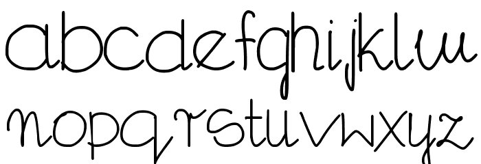 Dagita Font LOWERCASE