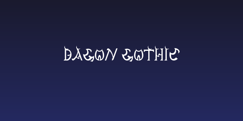 Dagon Gothic Social Header