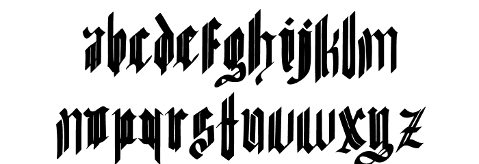 Dagose FREE Font LOWERCASE