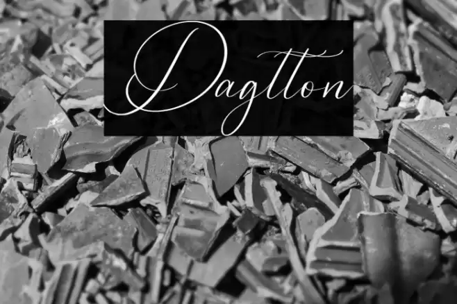 Dagtton Font examples