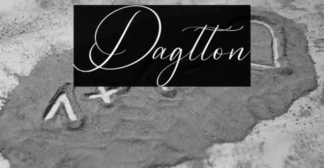 Dagtton Font examples