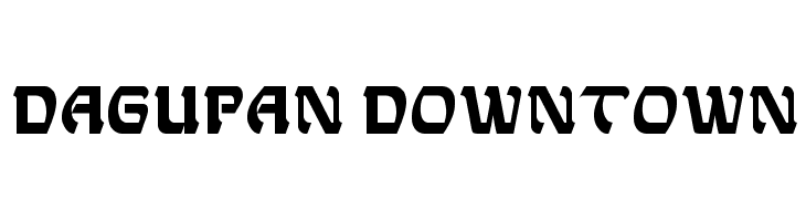 Dagupan Downtown  Descarca Fonturi Gratis
