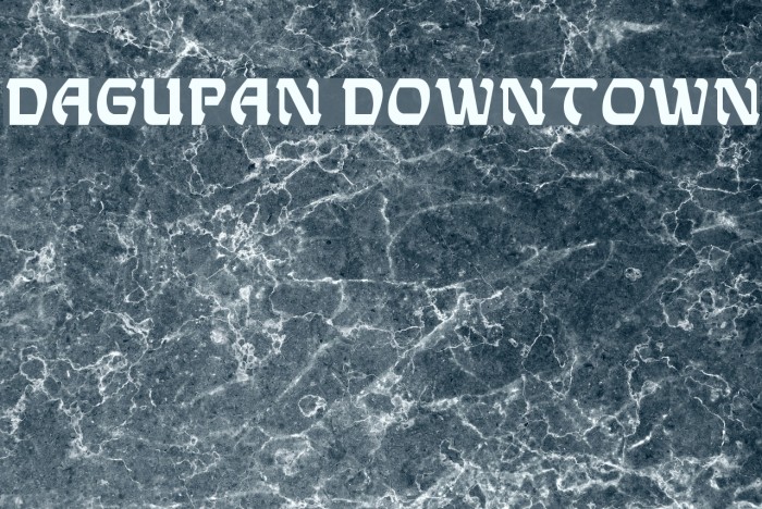 Dagupan Downtown Font examples