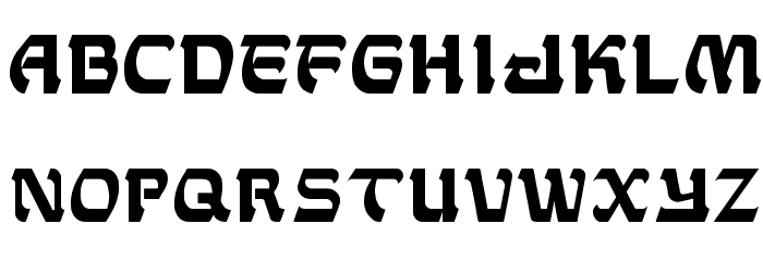 Dagupan Downtown Font LOWERCASE