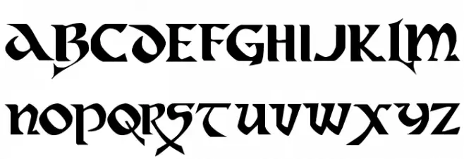 Dahaut 字体 大写
