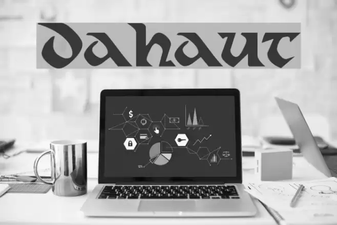 Dahaut Font examples