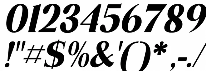 Dahlia Regictik Italic Font OTHER CHARS