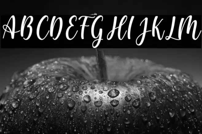 Dahlia Font examples