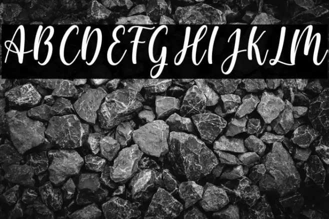 Dahlia Font examples