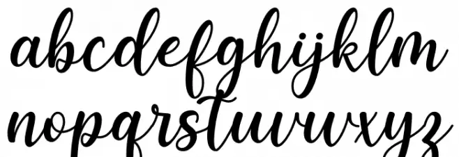 Dahlia Caratteri MINUSCOLO