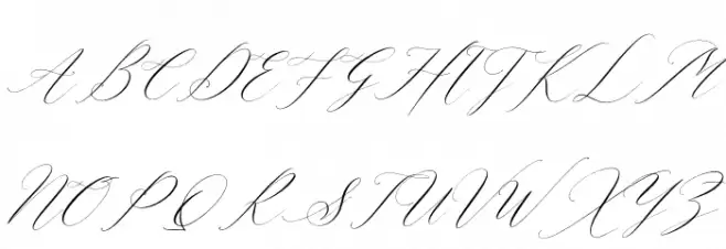 Dahliakeys Italic Fonte MAIÚSCULAS