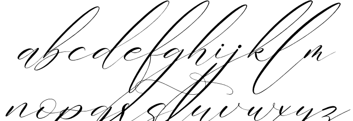Dahliakeys Italic Font LOWERCASE
