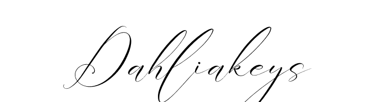 Dahliakeys  Скачать бесплатные шрифты