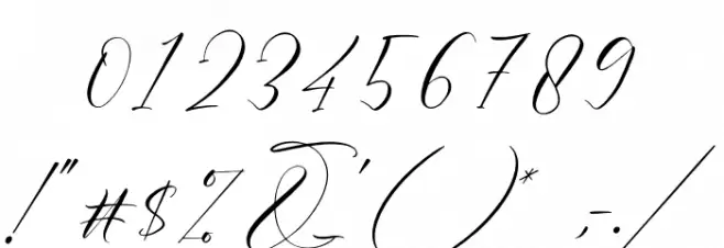 Dahliakeys Font OTHER CHARS