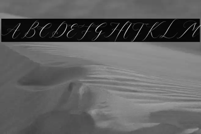 Dahliakeys Font examples