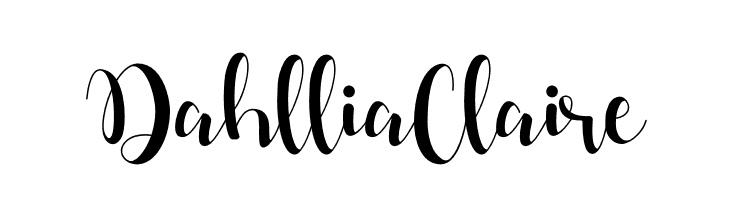 Dahllia Claire  baixar fontes gratis