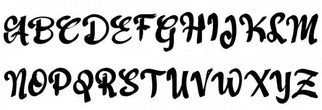 Dahulu Script Polices MAJUSCULES