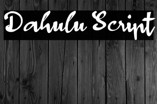 Dahulu Script Example 2