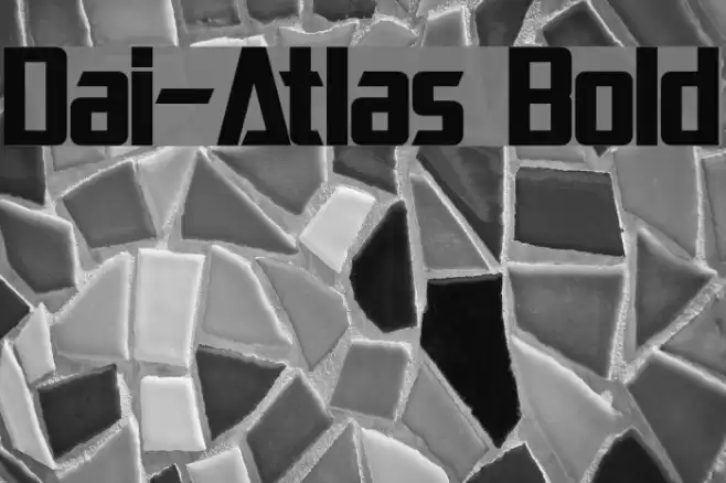 Dai-Atlas Bold Font examples