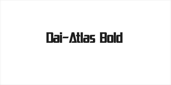 Dai-Atlas Bold Logo