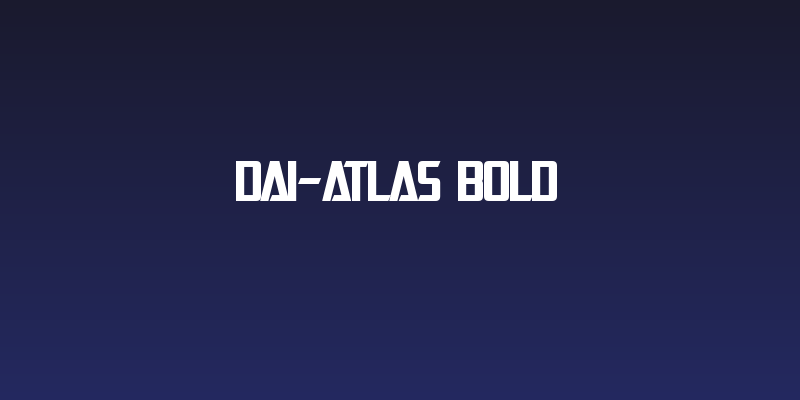 Dai-Atlas Bold Social Header