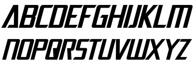 Dai-Atlas Italic 字体 大写