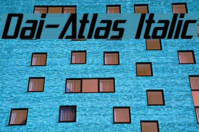 Dai-Atlas Italic Example 3