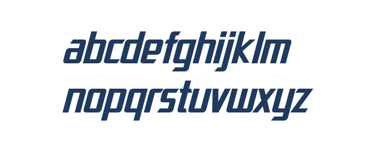 Dai-Atlas Italic Lowercase