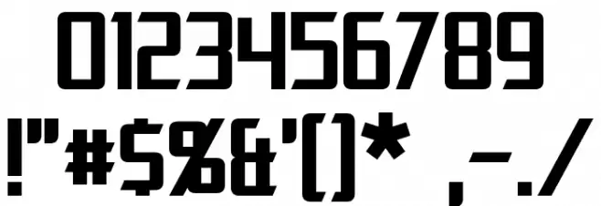 Dai-Atlas Font OTHER CHARS