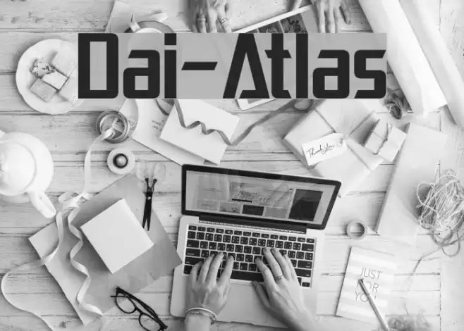 Dai-Atlas Font examples