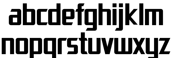 Dai-Atlas Font LOWERCASE