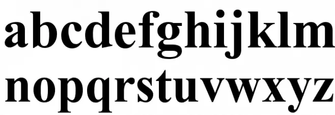 Dai Banna SIL Book Bold Font LOWERCASE