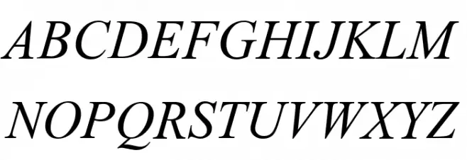 Dai Banna SIL Book Italic Caratteri MAIUSCOLE