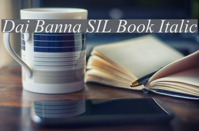 Dai Banna SIL Book Italic Font examples