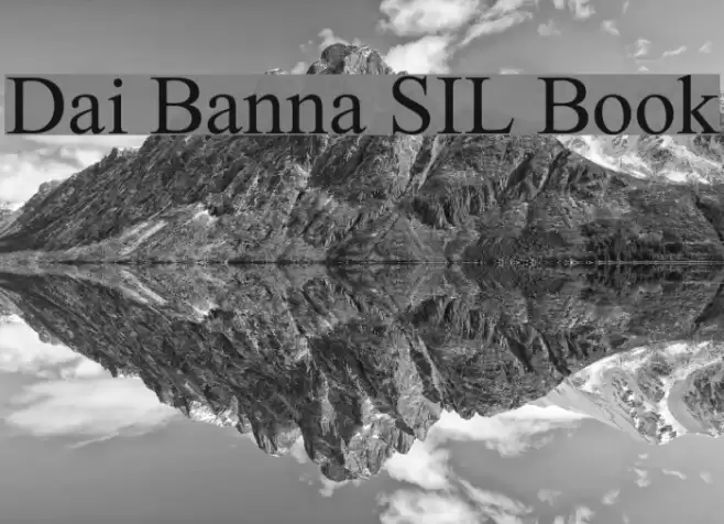 Dai Banna SIL Book Font examples